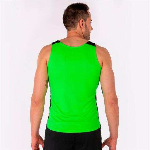 Regata Joma Record II, Verde Fluorescente, Preta