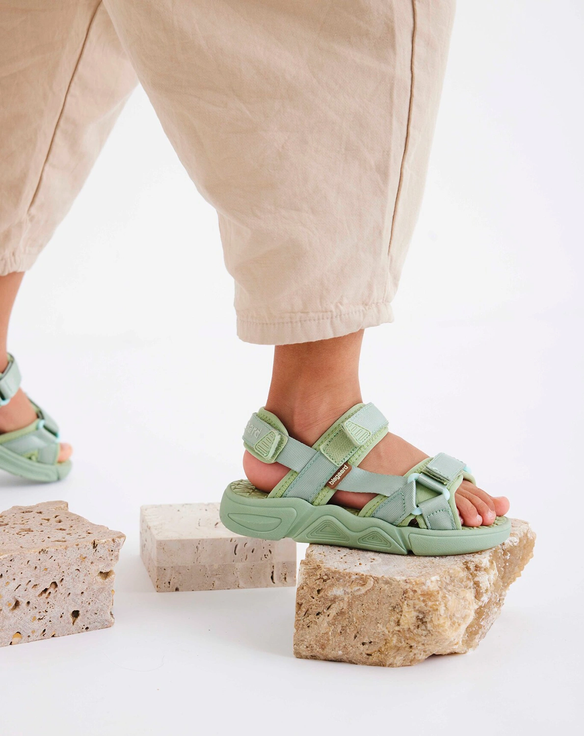 Klett-Sandalen LOUIS in green