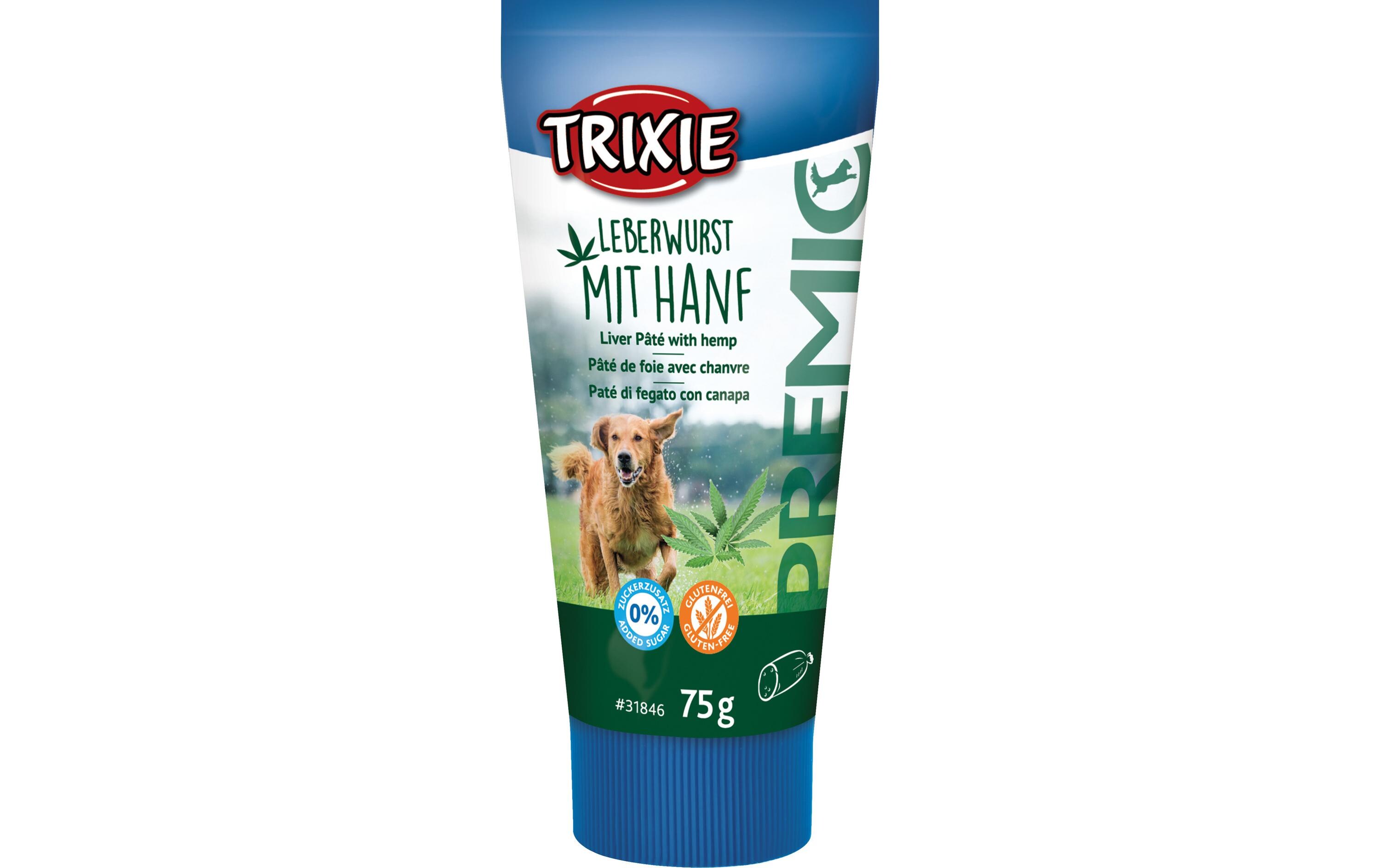 Leberwurst mit Hanf, 75 gErgänzungsfutter für Hunde