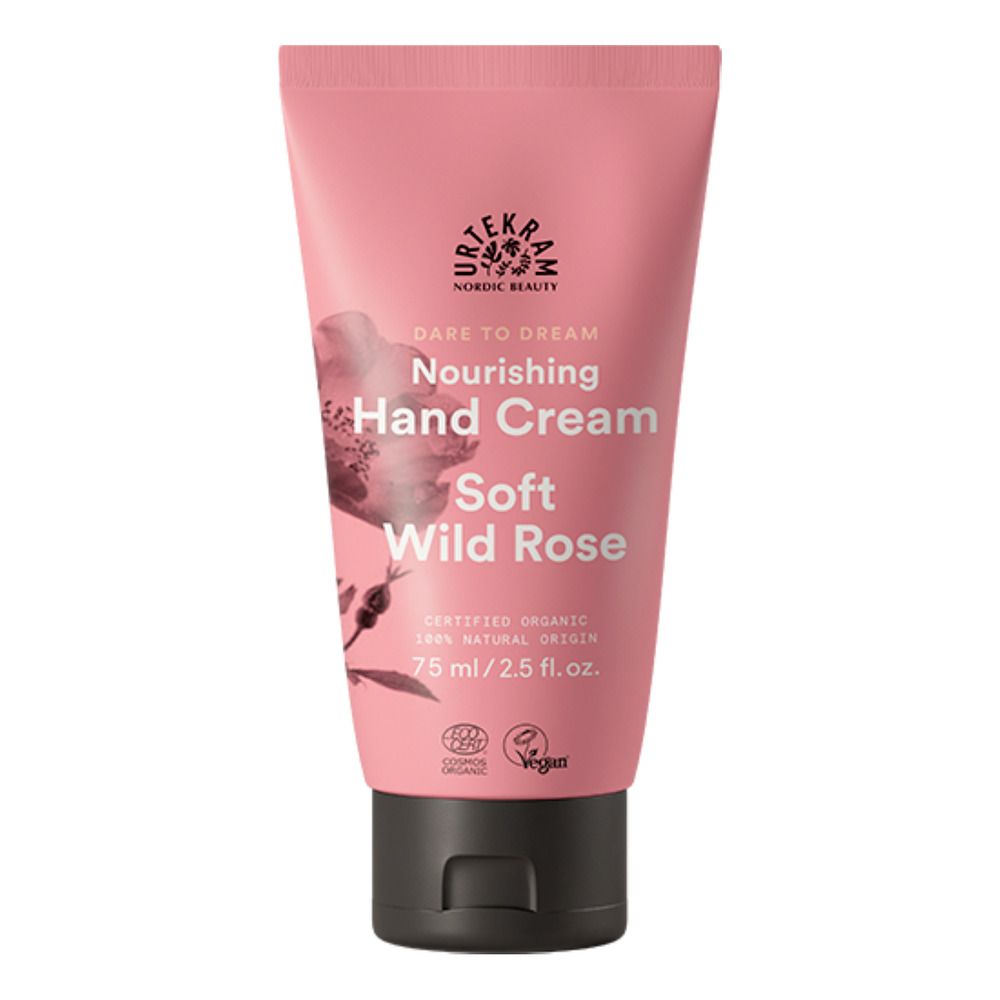 Urtekram Soft Wild Rose Hand Cream - 75 ml.