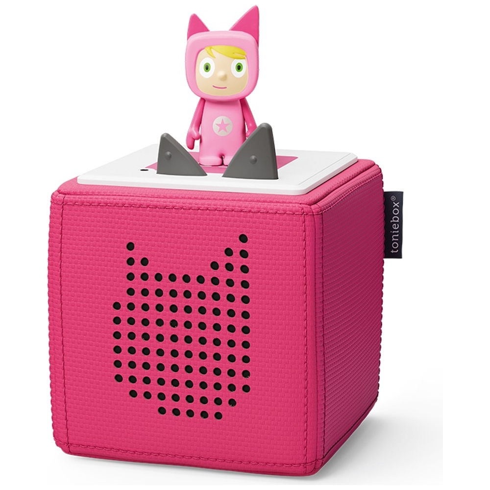 Tonies Toniebox Starterset mit Lautsprecher für Kinder – Rosa
