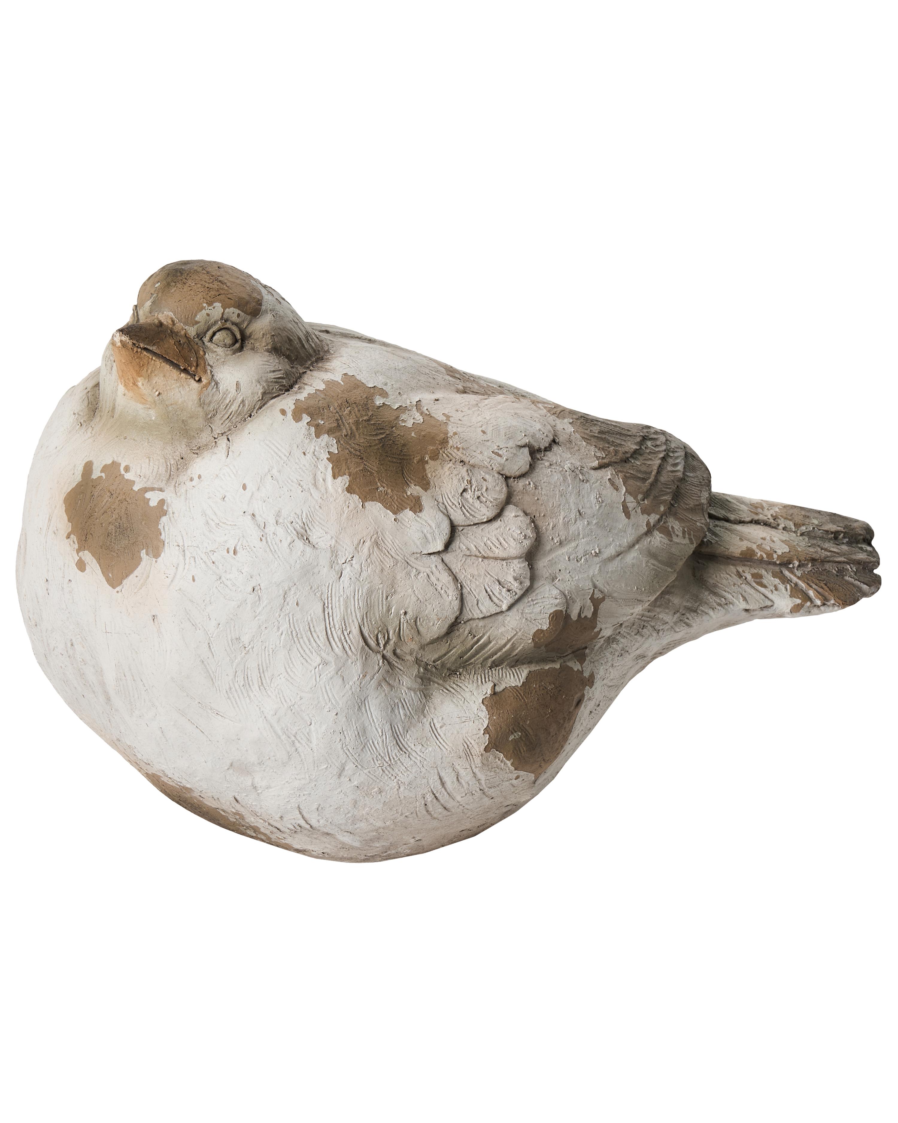 Set van 3 tuinbeelden ANGHIARI Vogel Beige