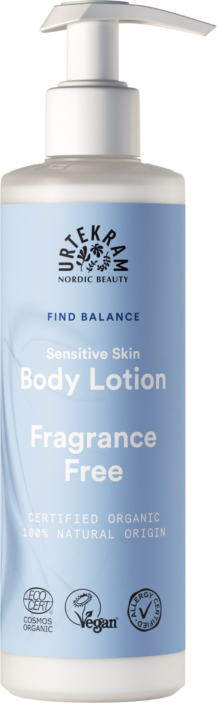 Urtekram Find Balance Fragrance Free Body Lotion