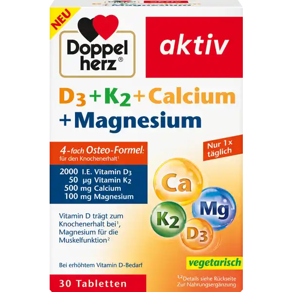 aktiv D3 + K2 + Calcium + Magnesium