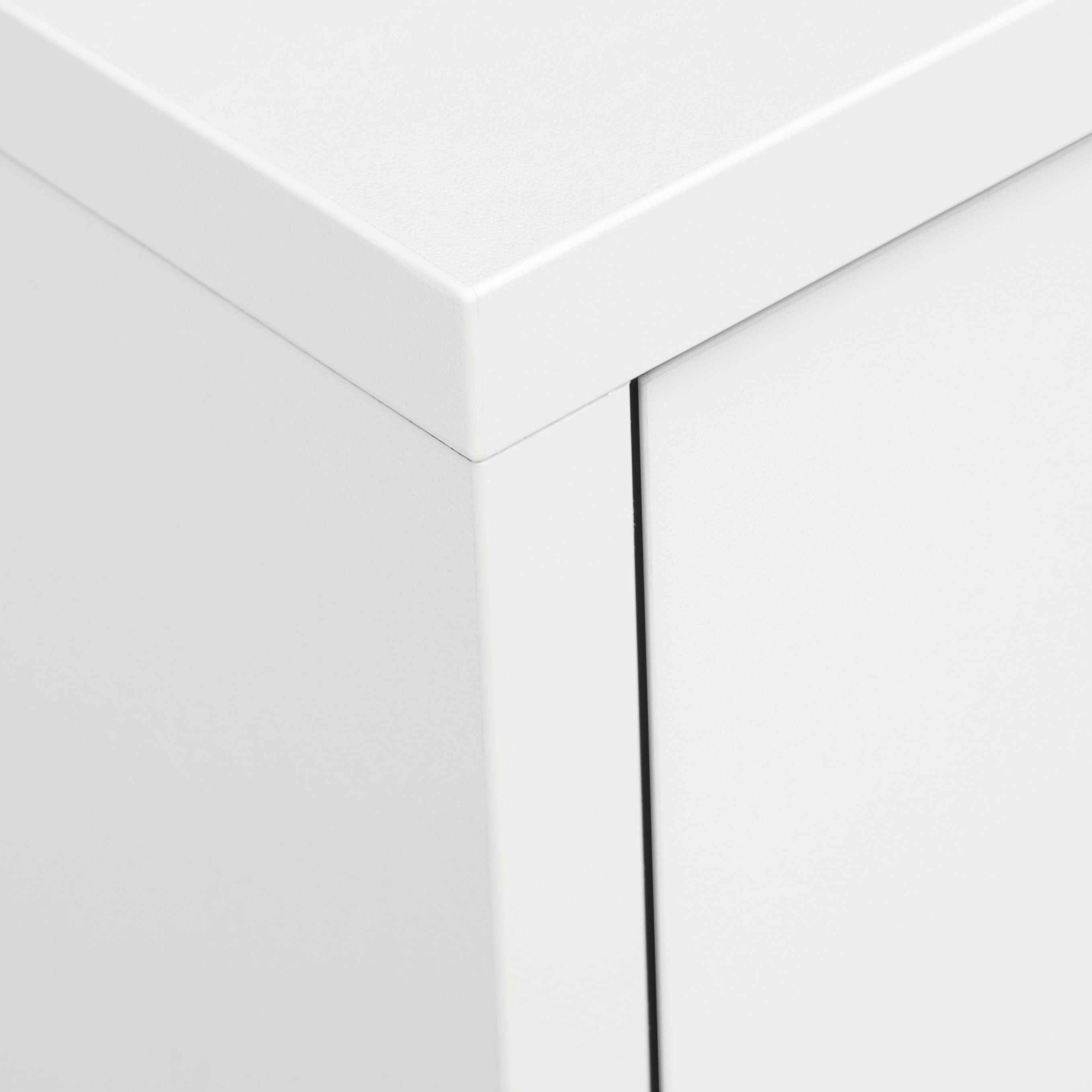 SIERRA Beistellmöbel - Weiss / B: 60.0 cm x T: 35.0 cm x H: 84.3 cm