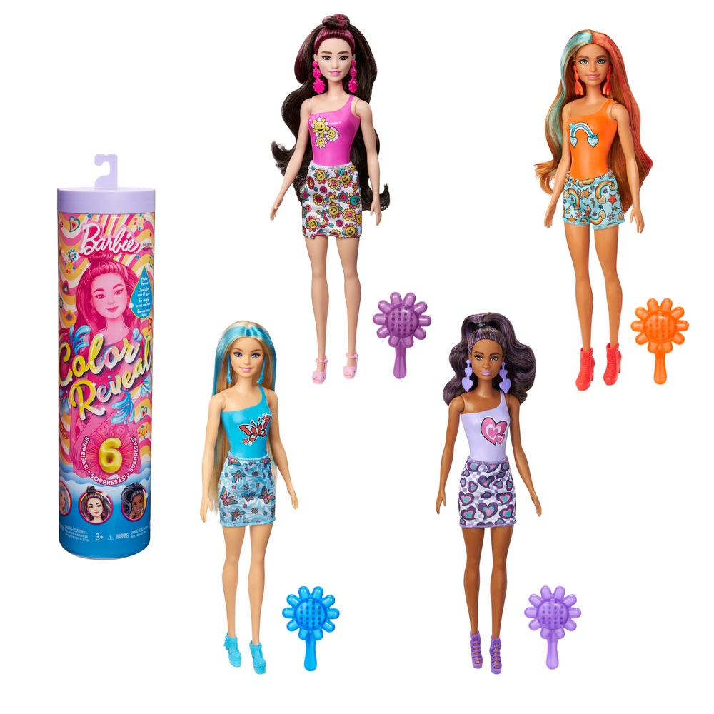 Barbie Colour Reveal Groovy Puppensortiment