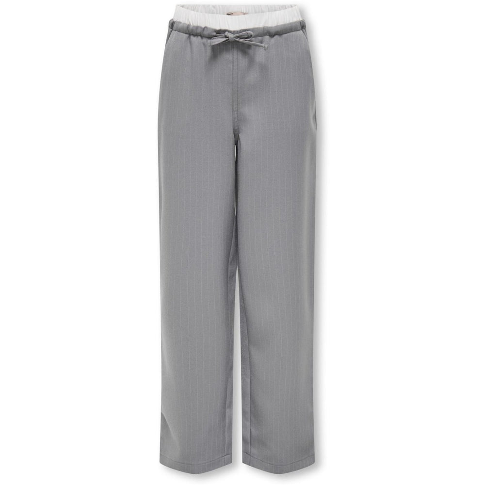 Køb kids ONLY Medium Grey Melange Boxer White Kogmiley Life Pinstr. Boxer Str Bukser Pnt