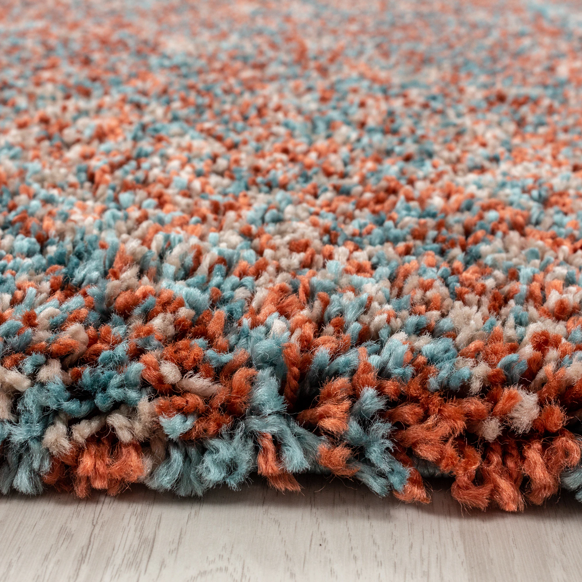 Modern Hochflor Teppich Flauschiger Langflor Teppich, Shaggy Flokati, Rechteckig