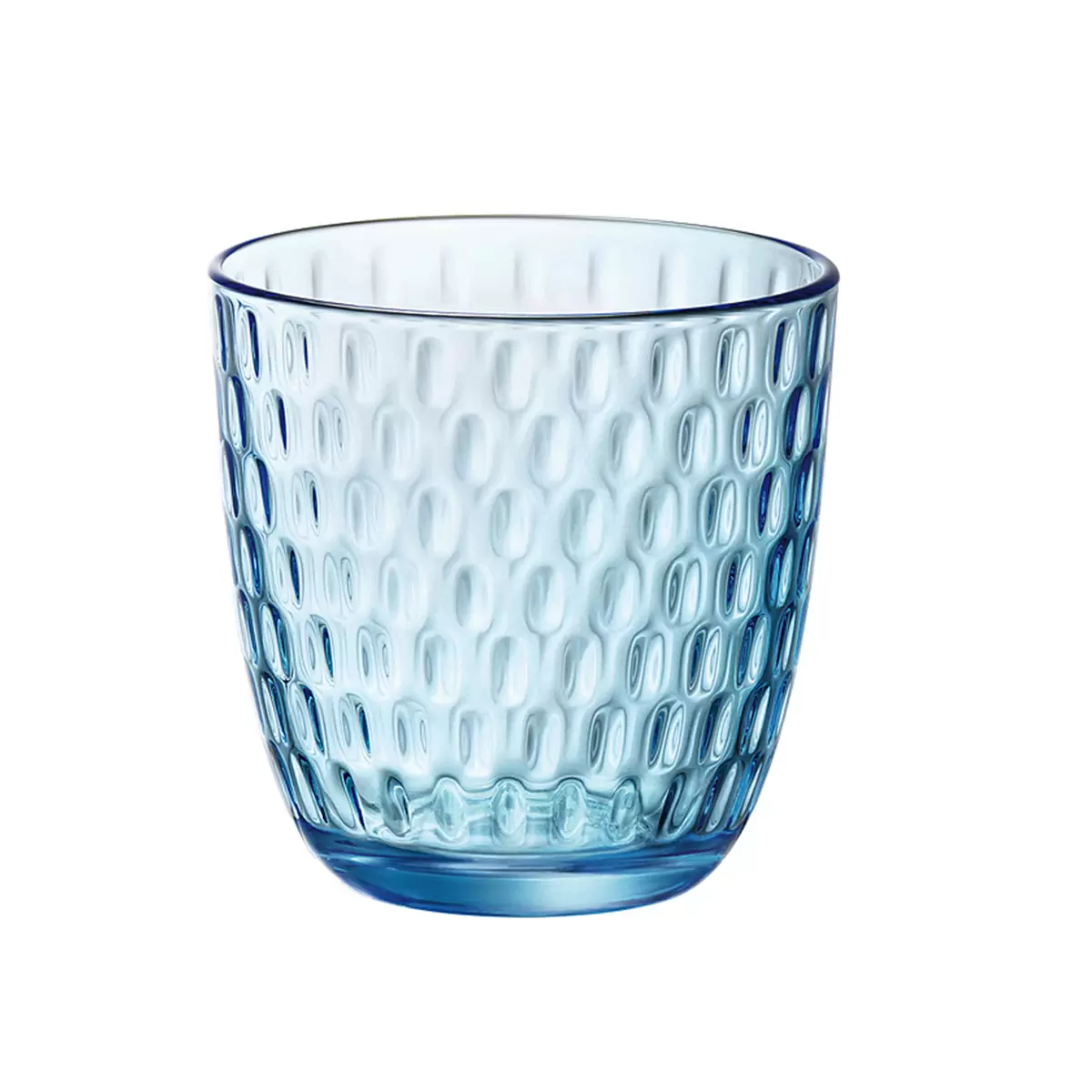 Trinkgläser 6er Set Slot Blau