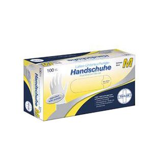 PARAM Einmalhandschuhe Latex Größe M