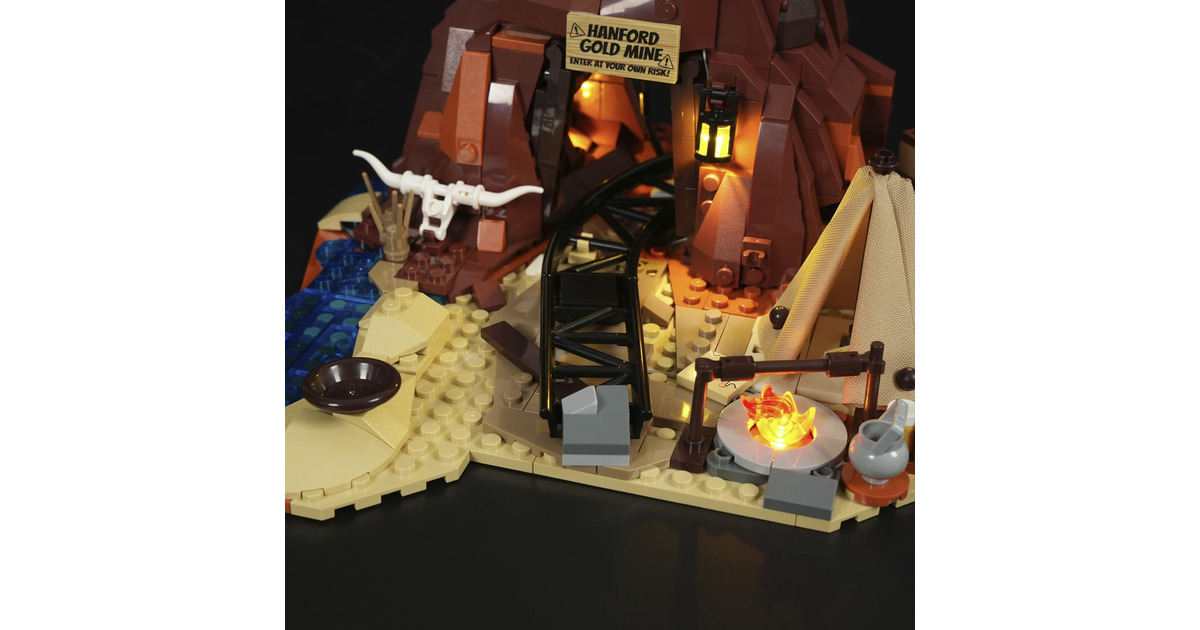 LumibricksThe Old West - Old West Gold Mine Constructiespeelgoed  (F9077)