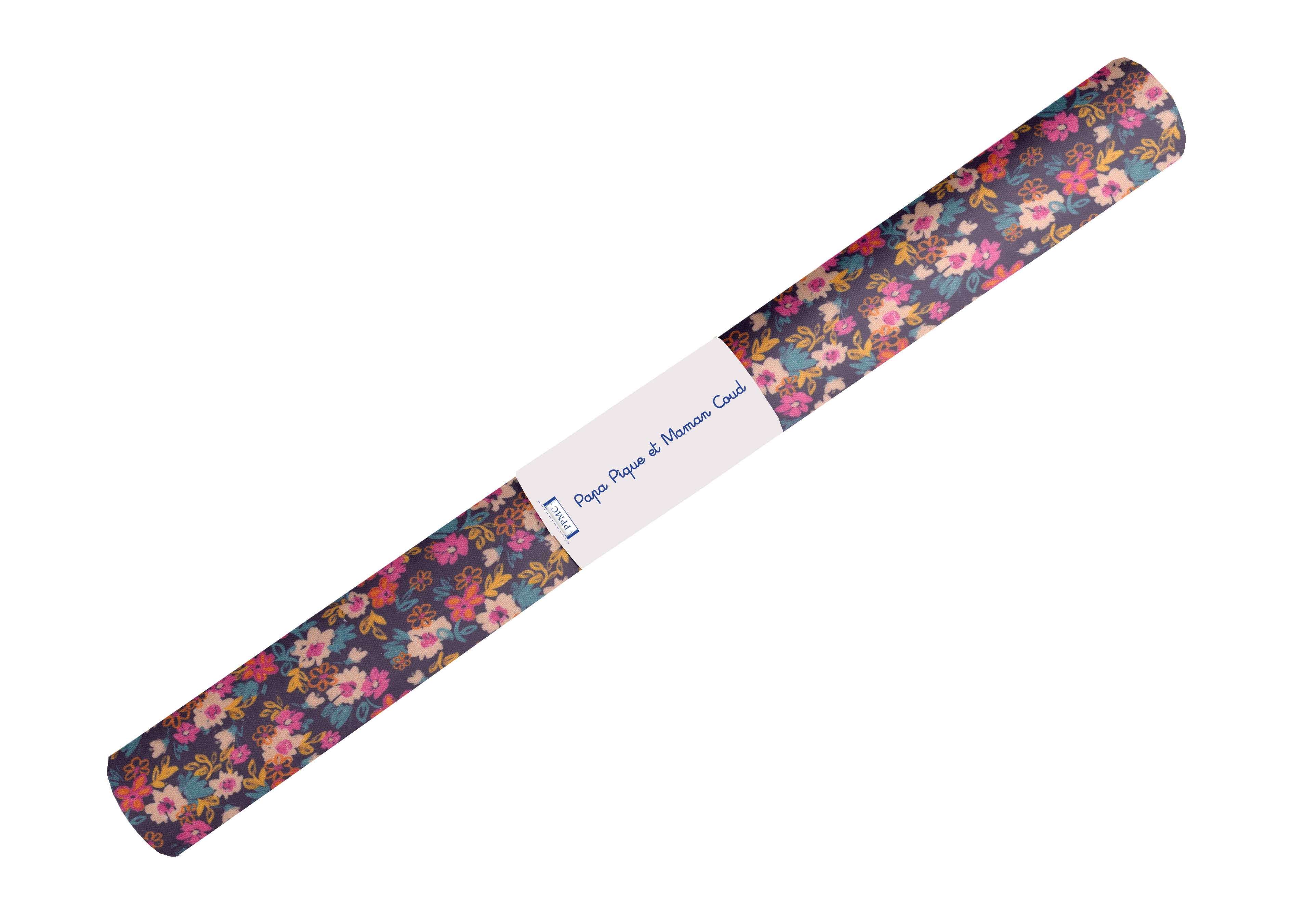 Coupon Tissu Enduit De 35Cm Hippie Fleurie