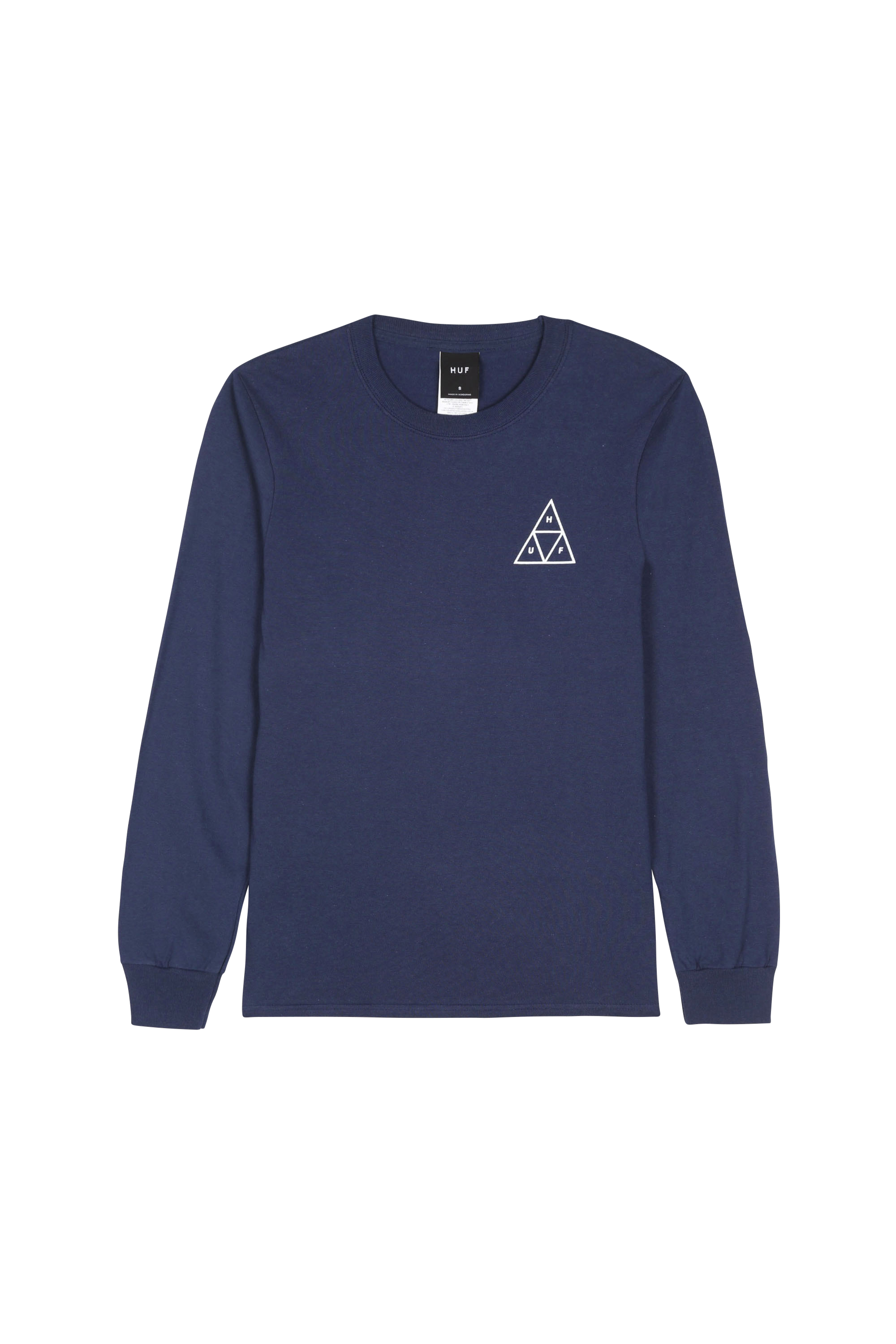 HUF T-SHIRT ESSENTIALS Bleu