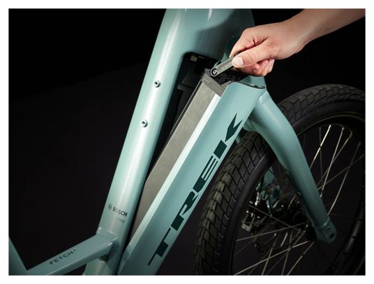 Vélo Cargo Longtail Électrique Trek Fetch  2 Shimano Deore 10V 500Wh 20'' Vert Sauge