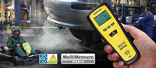 TROTEC BG20 Kohlenmonoxid-Messgerät Melder CO-Konzentrationen messen Messbereich 0 ppm bis 1.000 ppm Abschaltautomatik Speicher für zehn Messwerte einstellbare Alarmgrenzwerte