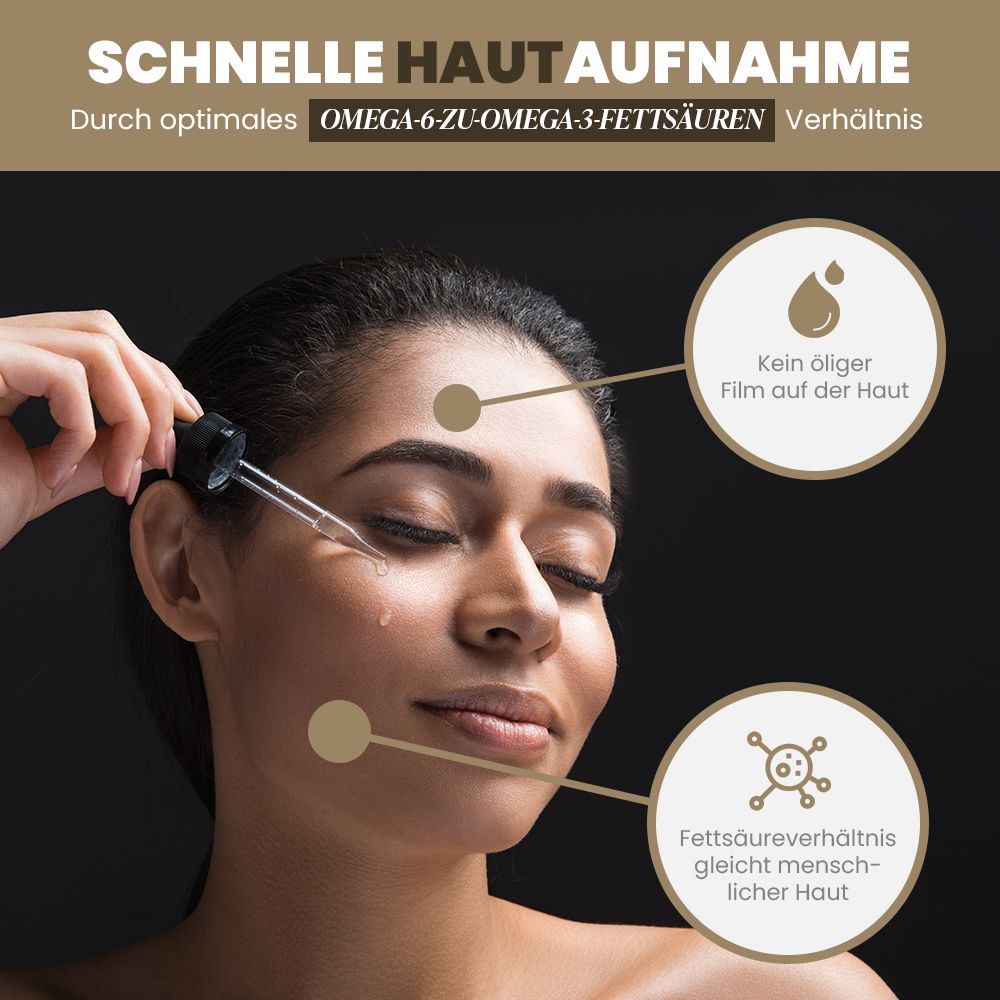 ARTE FIORI Bio Hanföl Gesicht kaltgepresst Vitamin E Retinol Öl Naturkosmetik