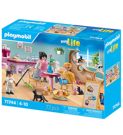 Playmobil MyLife - Katzencafé - 71744 - 72 Teile
