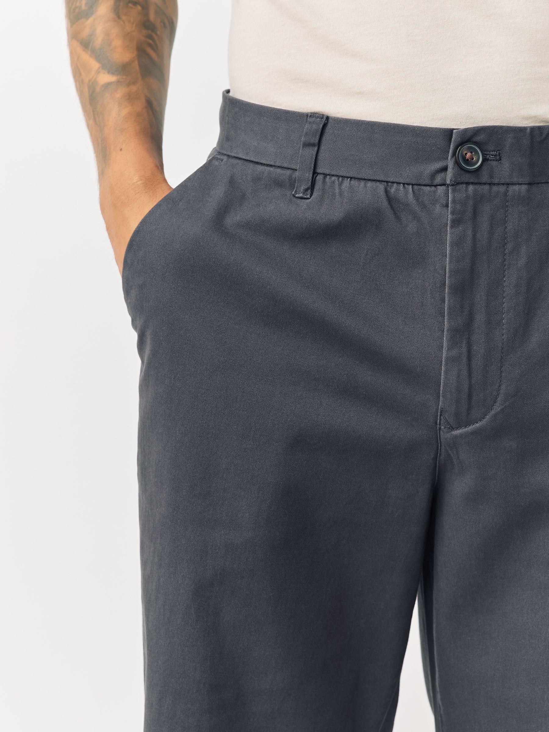 Grijs - Relaxed fit - Stretchy chino