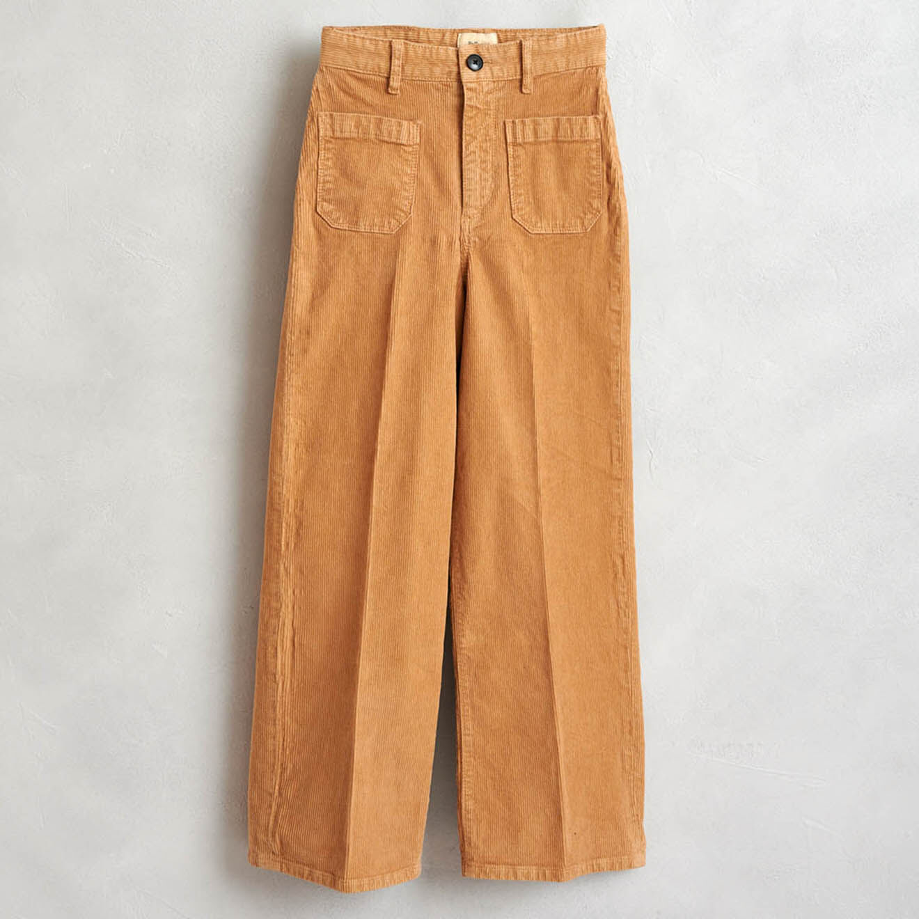 Bellerose Pantalon Pepy en Velours de coton côtelé biscuit