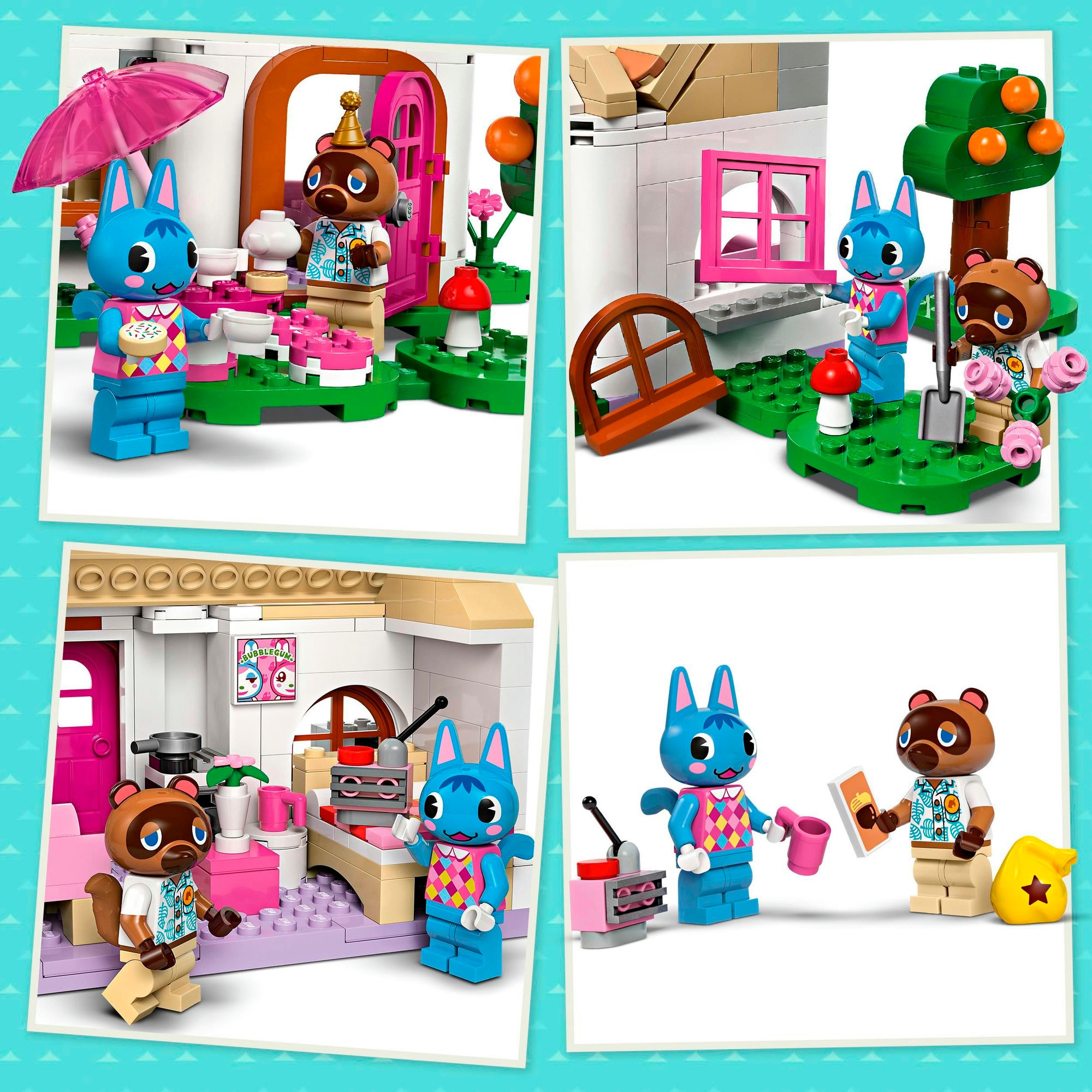 LEGO Konstruktionsspielzeug Animal Crossing Nooks Laden & Sophies Haus