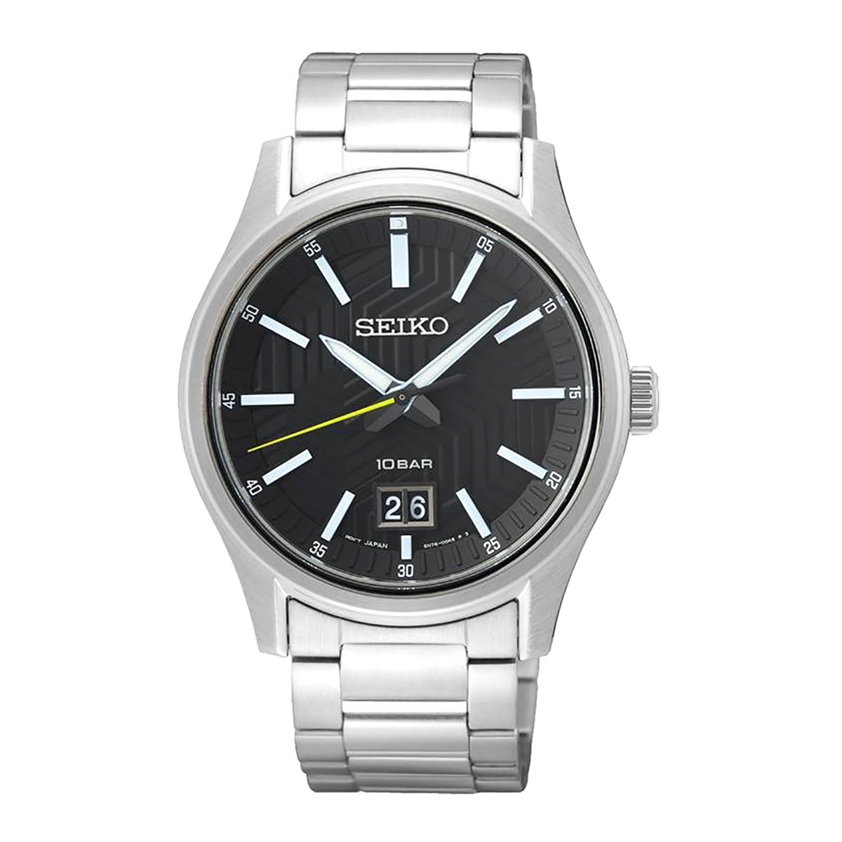 Montre Seiko Sport acier cadran noir