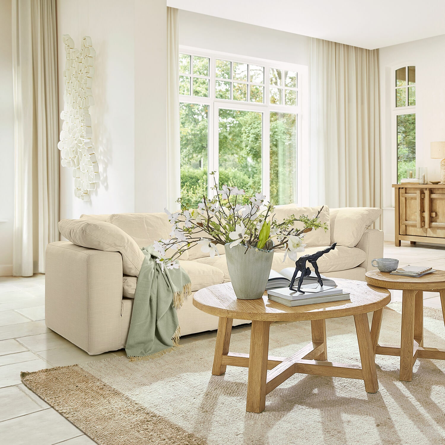 Sofa Queensbridge 3-Sitzer | beige