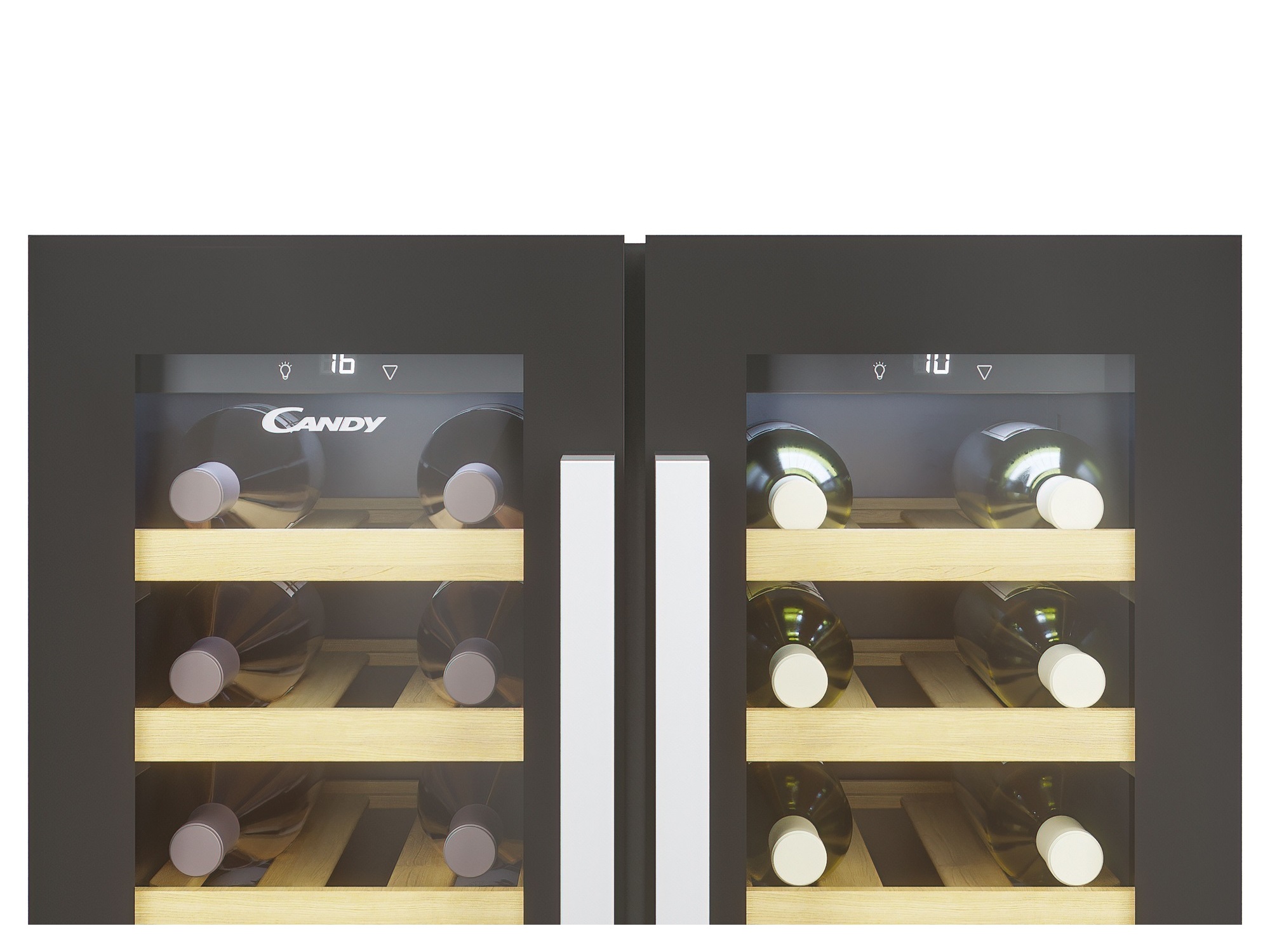 CAVE DE VINHOS CANDY CCVB 60D/1 (38 GARRAFAS - PRETO)