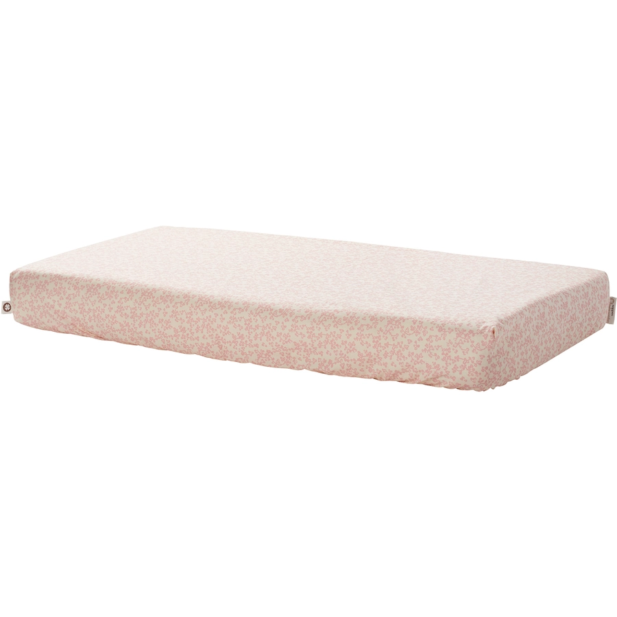 Noppies Spannbetttuch für die Wiege Botanical Misty Rose