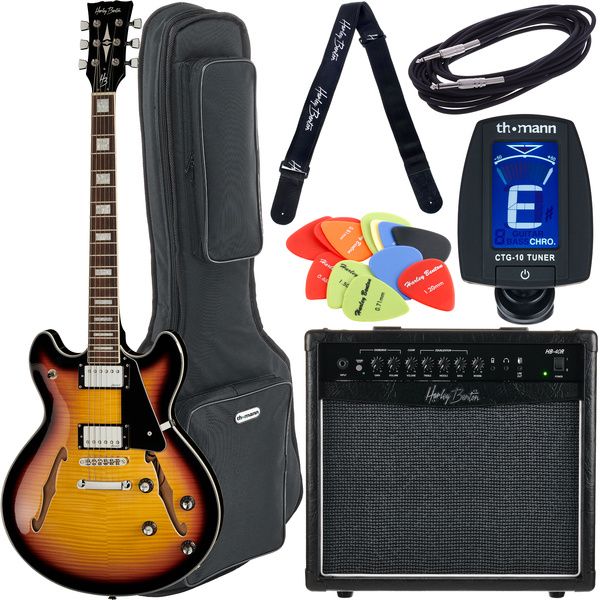 Harley Benton HB-35Plus Vintage Burst