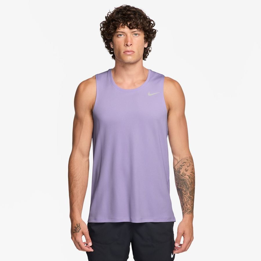 Nike Débardeur Dri-FIT Miler - Hydrangeas/Argenté