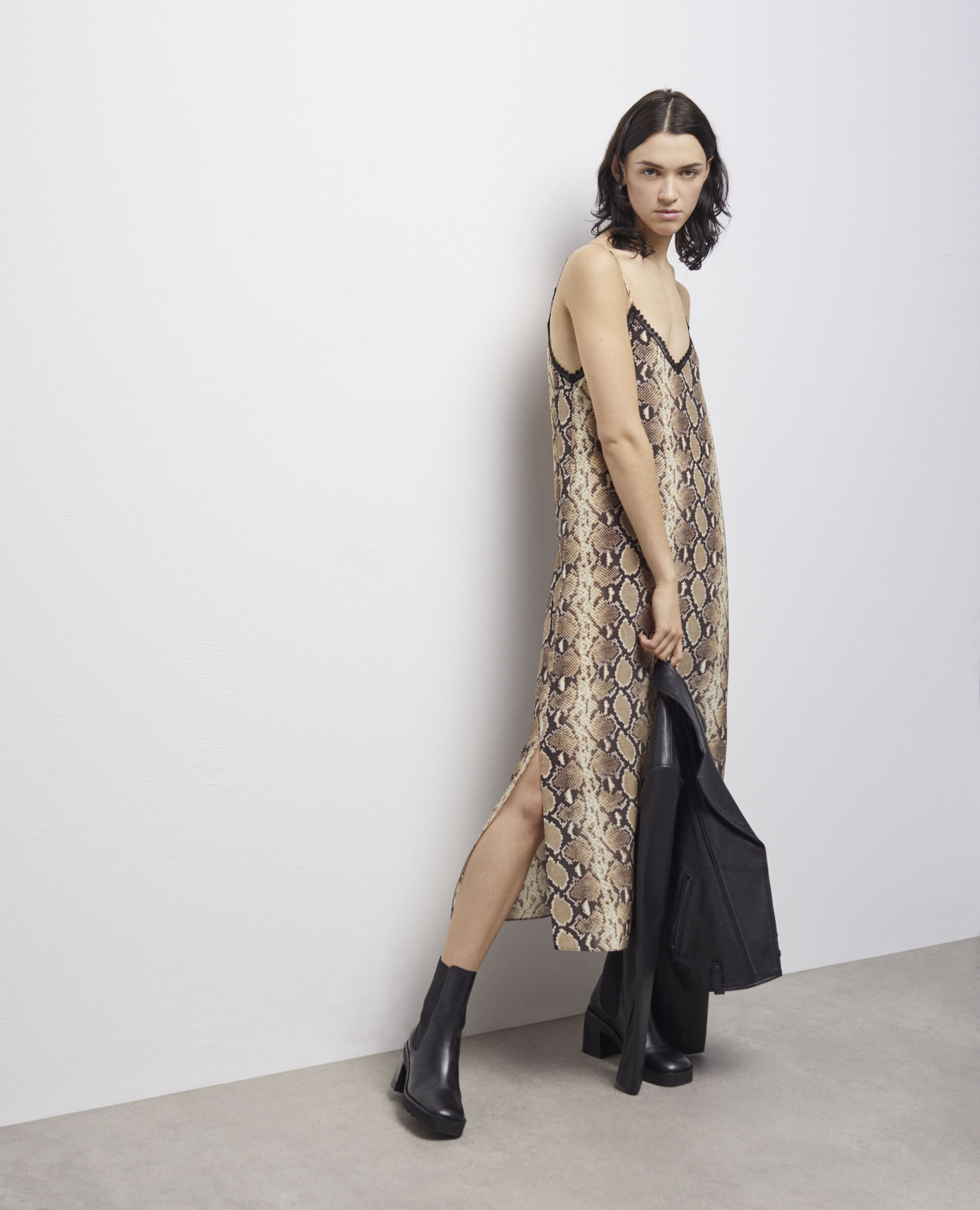 Robe nuissette longue python