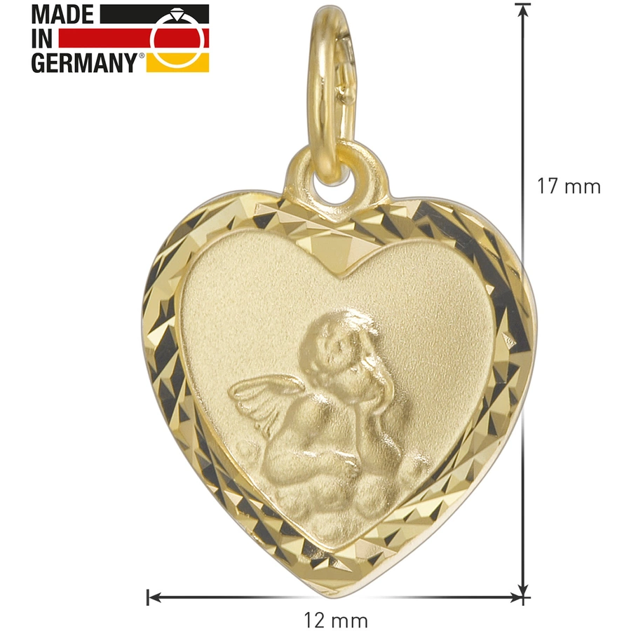 trendor Schutzengel Anhänger Gold 585 gold