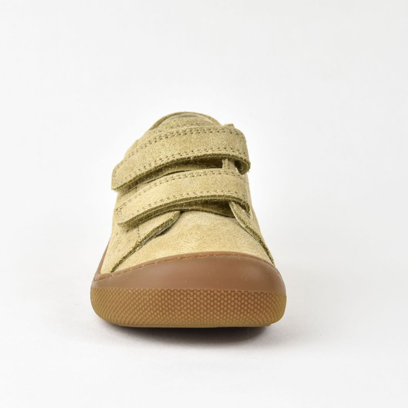 Naturino Naturino Barefoot Bira Velcros Suede Glitter Platinium