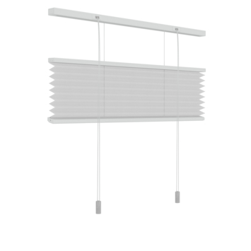 KARWEI enkel plisségordijn lichtdoorlatend wit (kleurnr. 6010) 200x220 cm (bxh)
