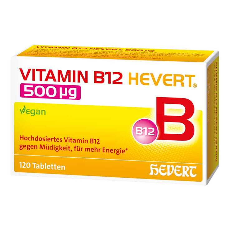 Vitamin B12 Hevert 500 µg Tabletten, 120 St