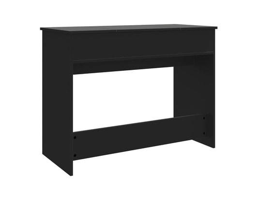 VIDAXL - Coiffeuse avec miroir noir 100x45x76 cm