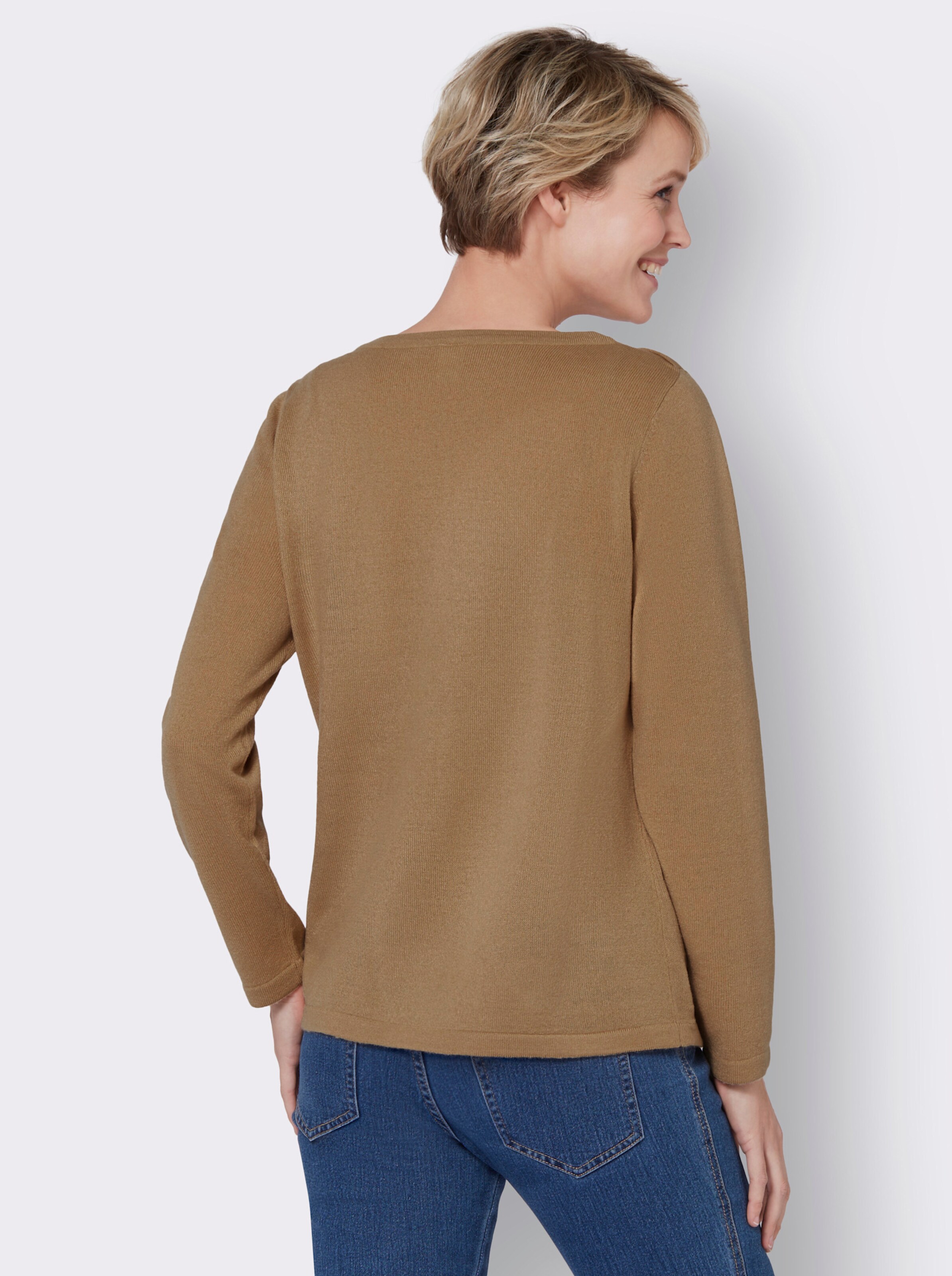 Langarm-Pullover