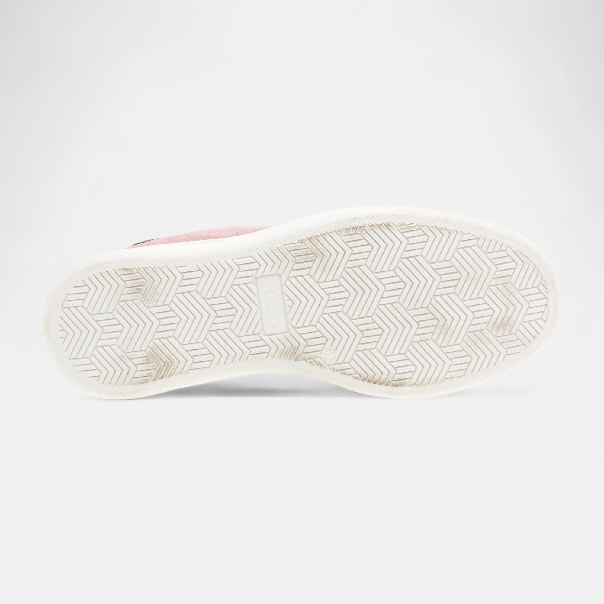 Baskets basses Femme en cuir rose