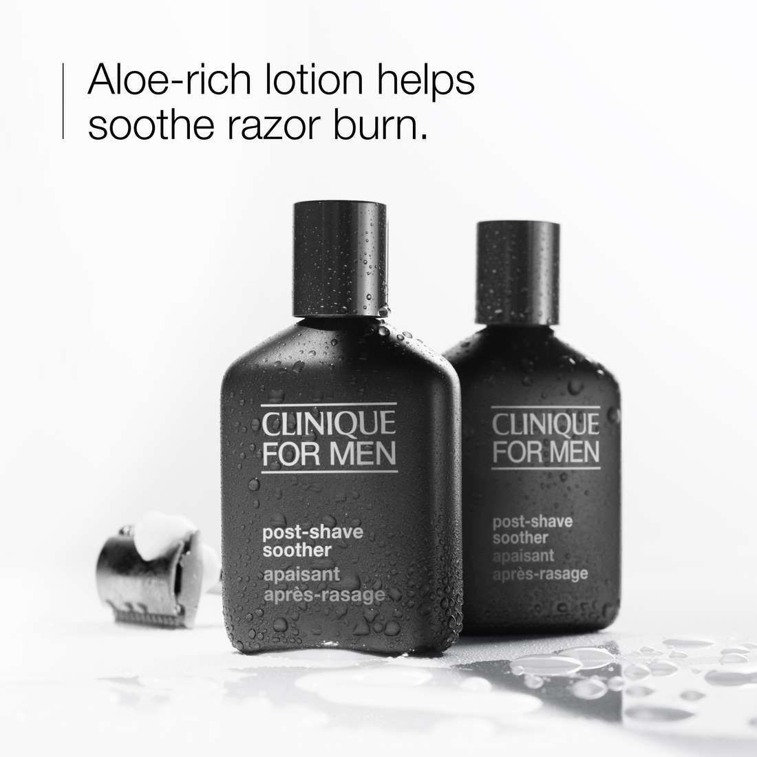 Clinique Razor-Ready Routine Skincare Set + Clinique AAC Liquid facial soap mild 30ml GRATIS