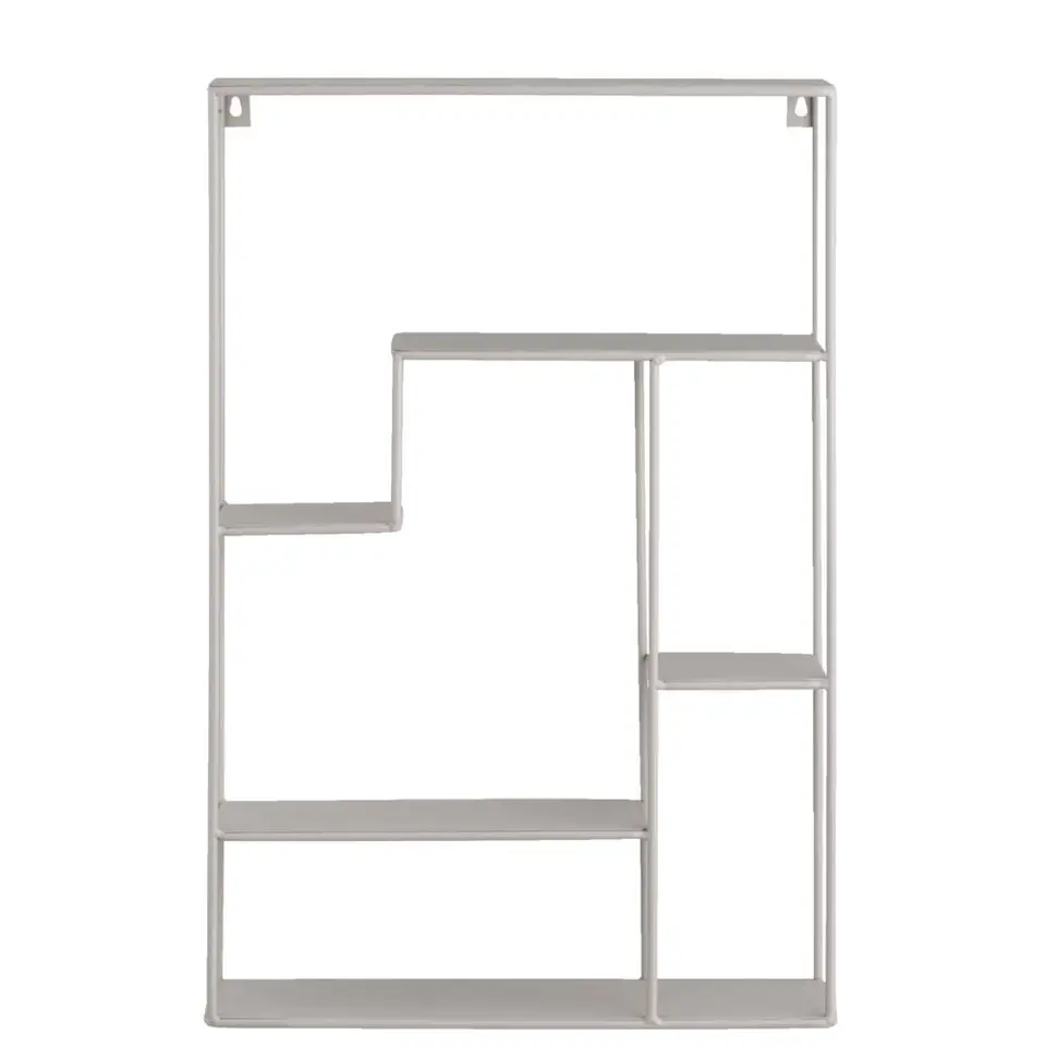 Wandrek Londen taupe metaal 55x35,8x10 cm