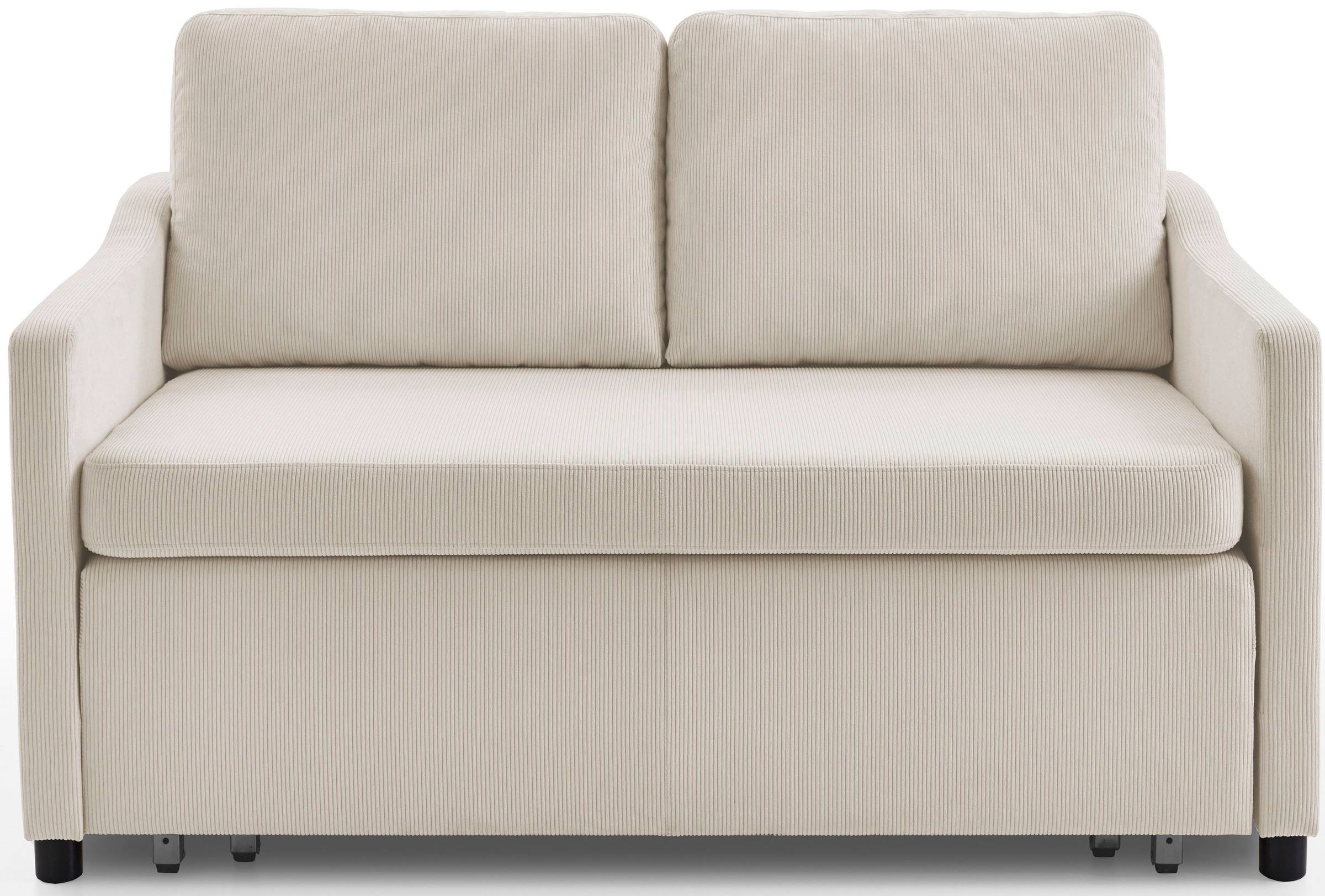 ATLANTIC home collection Schlafsofa »Anella« mit Cord-Bezug, mit Schlaffunktion, frei im Raum stellbar