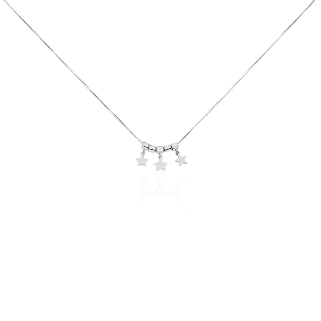Collier Argent Blanc Olie