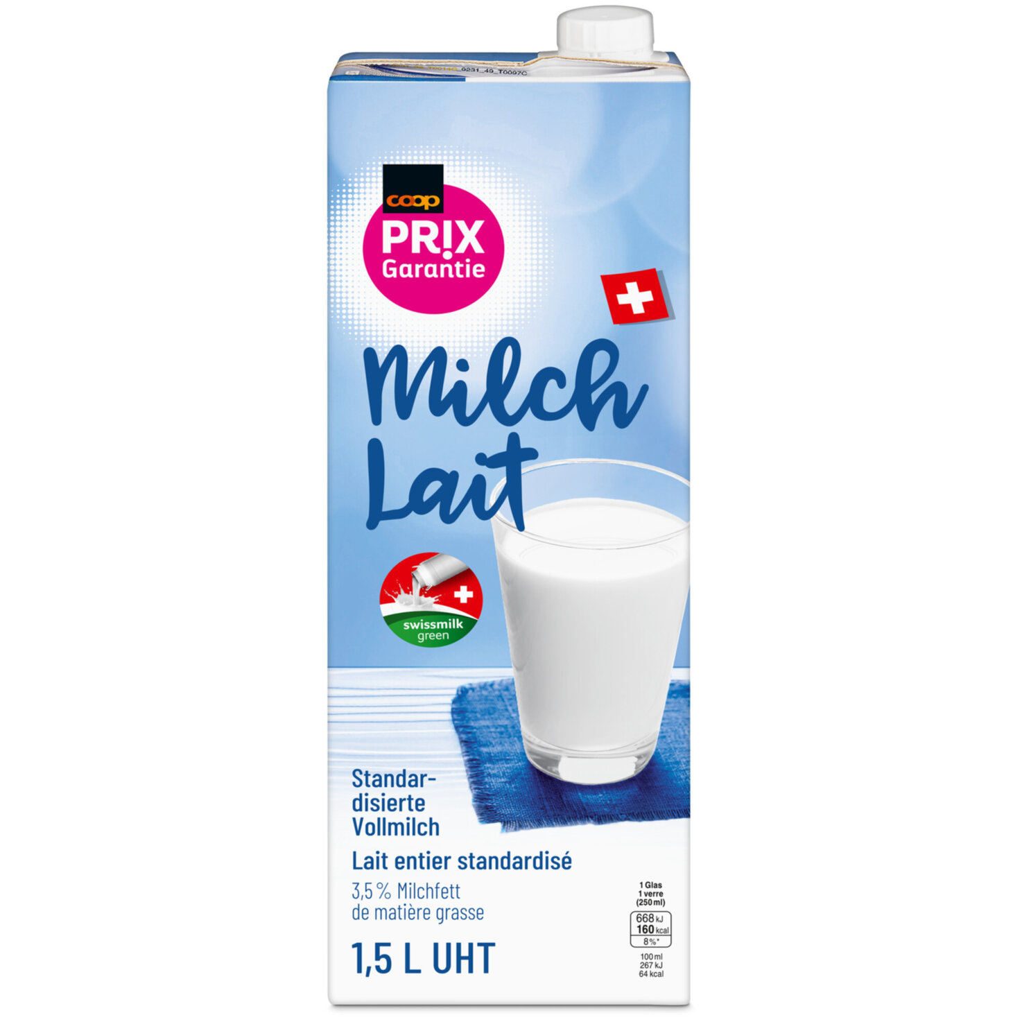 Prix Garantie Vollmilch 3.5% UHT