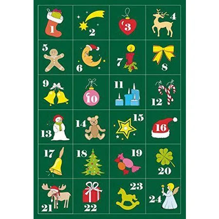 HERMA Weihnachtssticker Adventskalender, 1 Stück, 2-fach sortiert