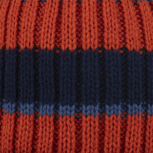 Iced Coffee Bleu marine & Orange Bleu marine