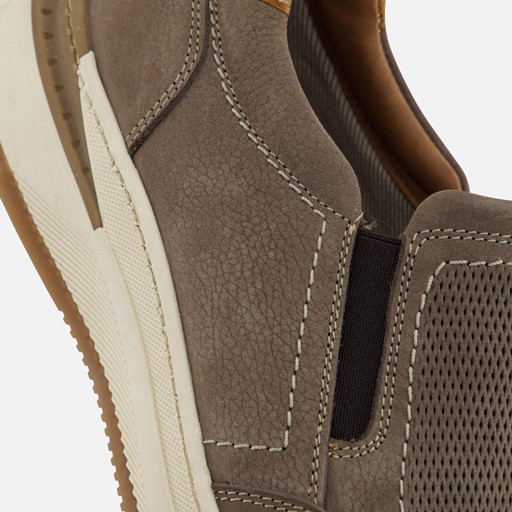 Outfielder Instappers taupe Nubuck