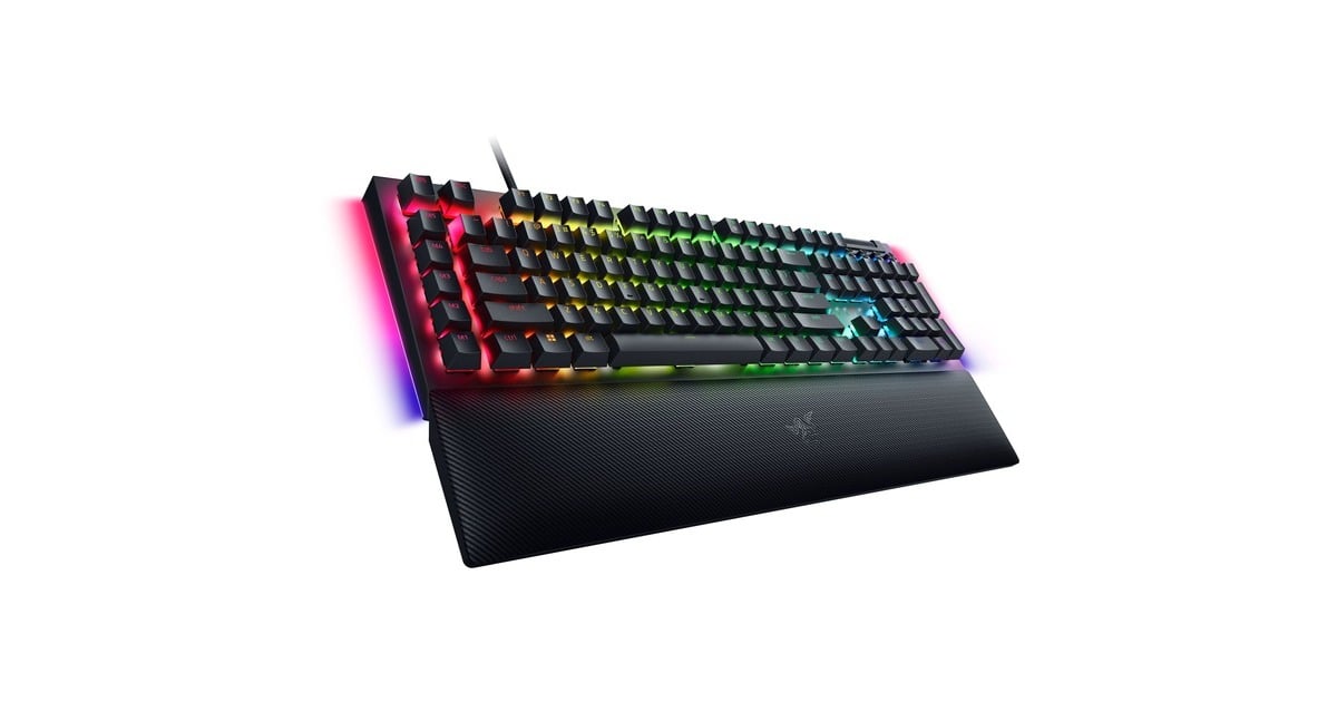 RazerBlackWidow V4, gaming toetsenbord  (Zwart, US lay-out, Razer Yellow, RGB leds, Doubleshot ABS)
