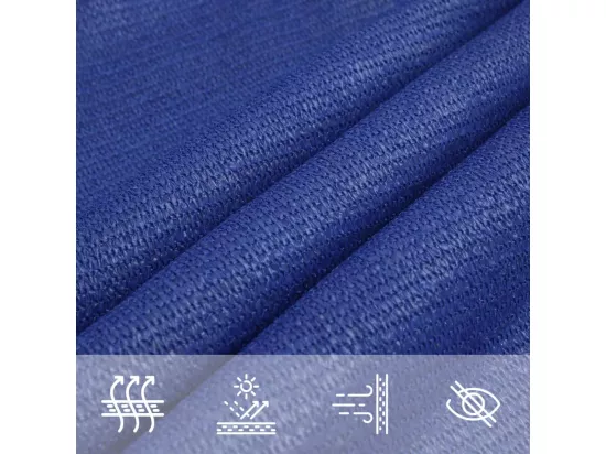 Voile d'ombrage 160 g/m² Bleu 2,5x2,5 m PEHD
