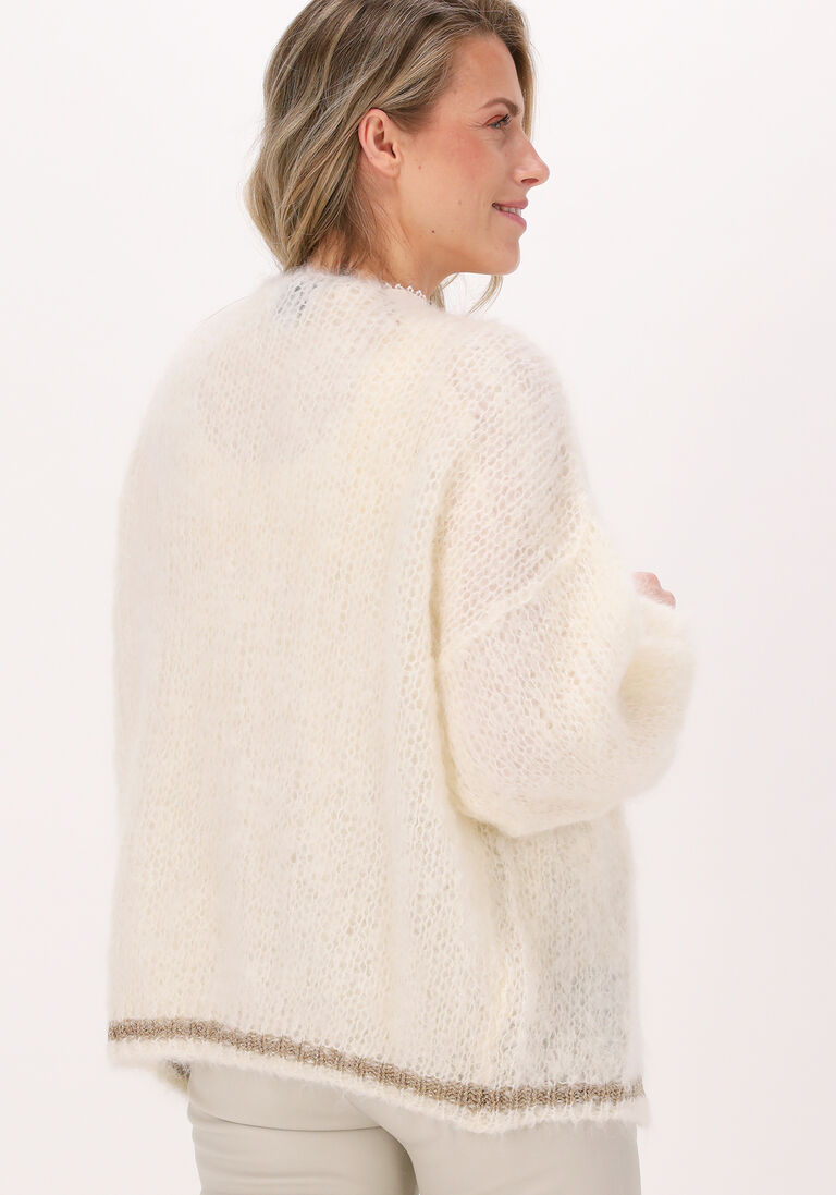 AMERICAN DREAMS witte american dreams vest olivia mohair cardigan