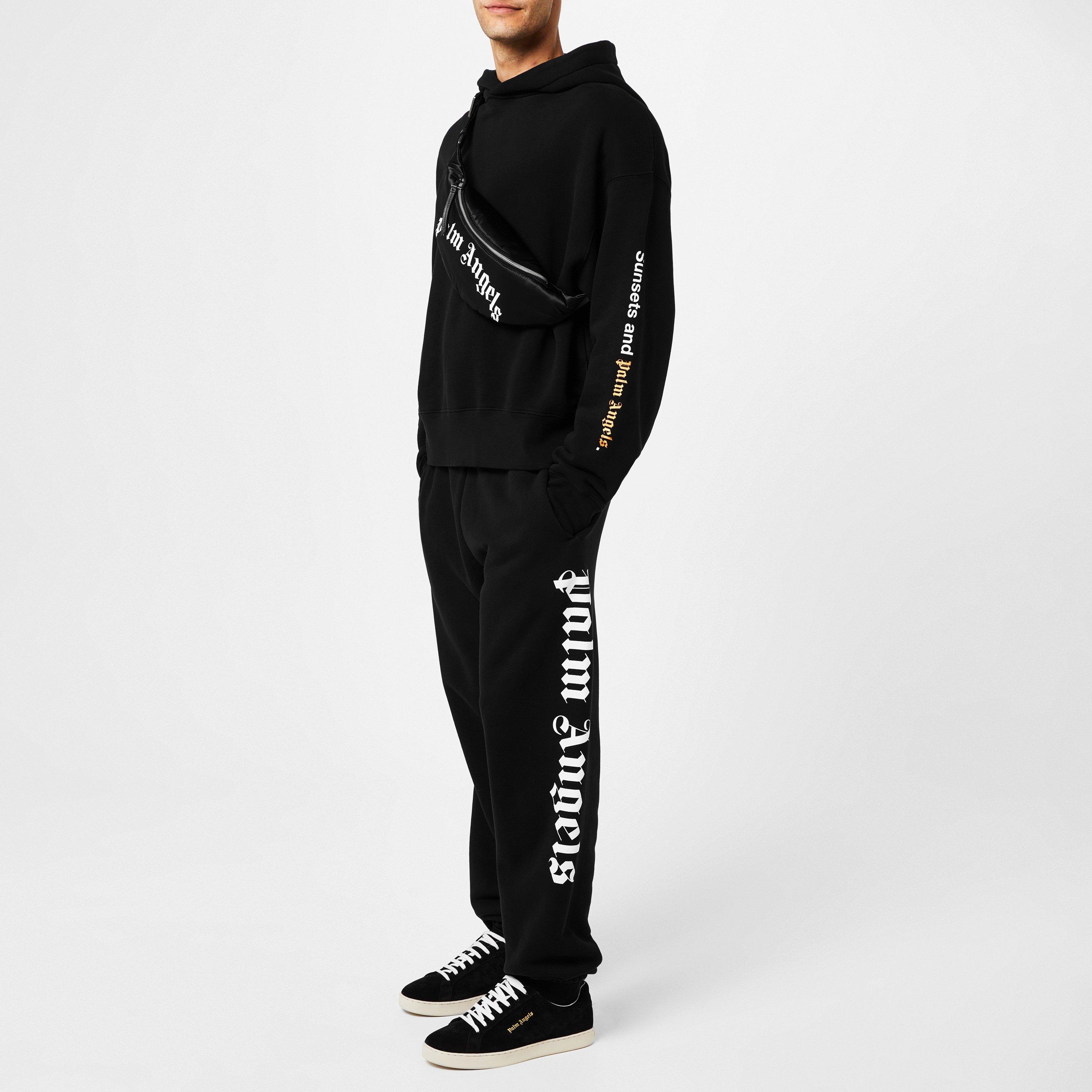Palm Angels Logo Print Drawstring Sweatpants